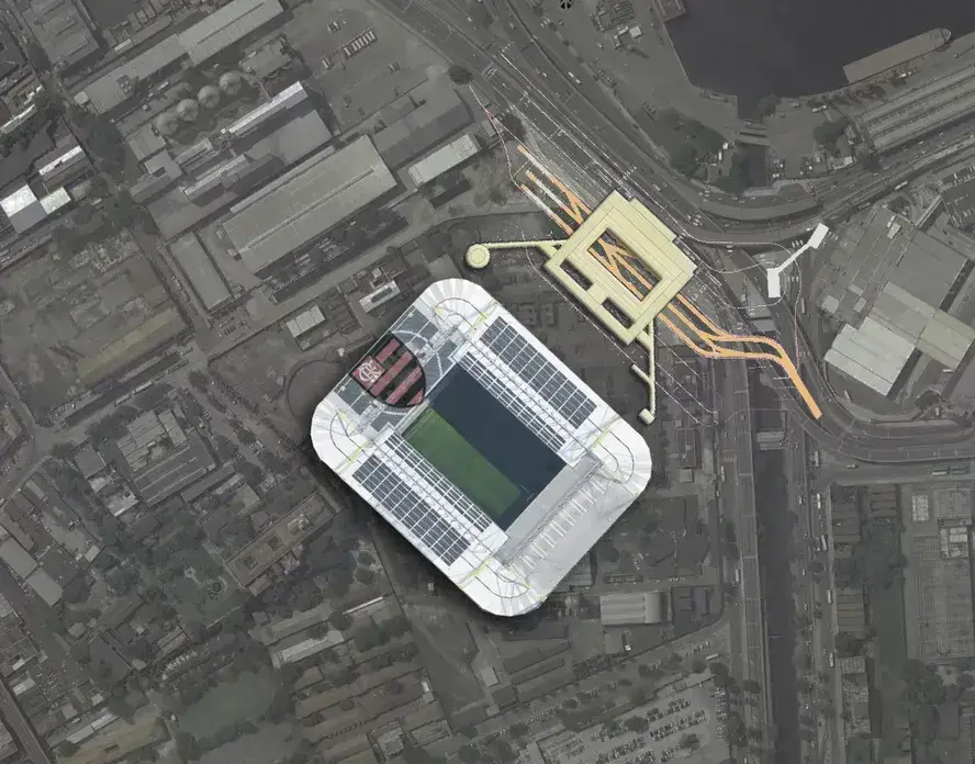 Flamengo apresenta projeto de estádio à Caixa: Gasômetro será a nova casa do Mengão?